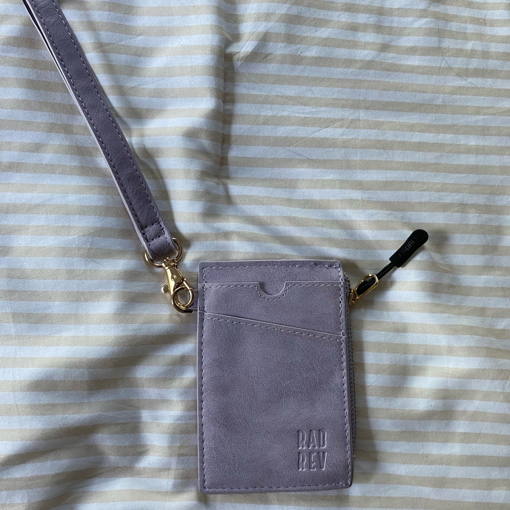 Rad Rev Purple Card Holder with Strap